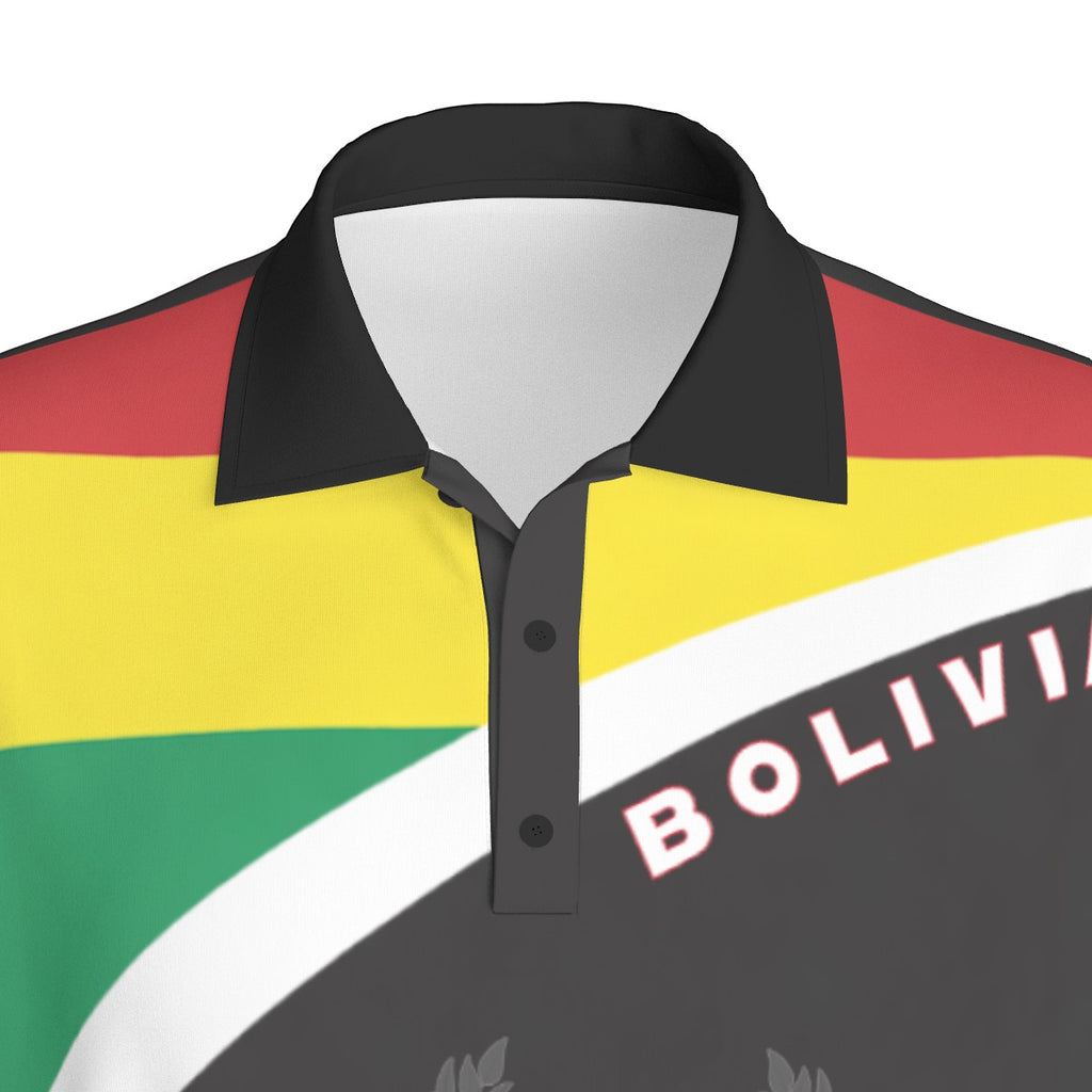 Polo Deportivo Bolivia Hombre –Diseño Patriótico