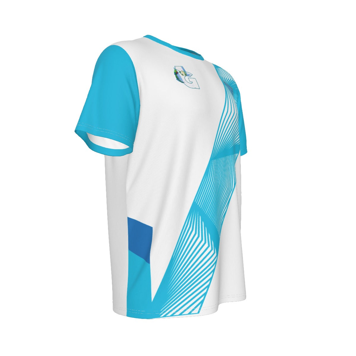 Camiseta Guatemala Franja Moderna Celeste Orgullo Chapín