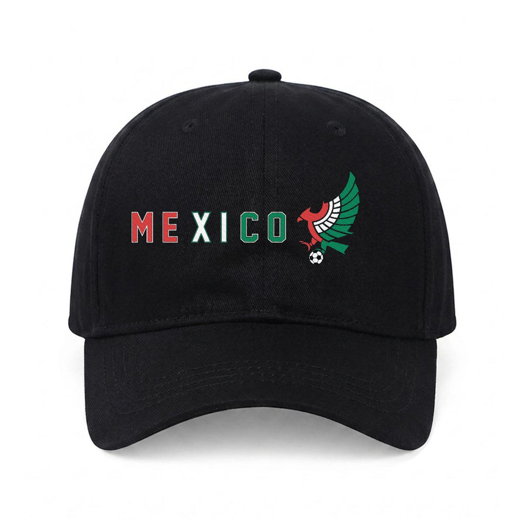 Gorra de México Bordada Premium Estilo Casual Ajustable de Algodón