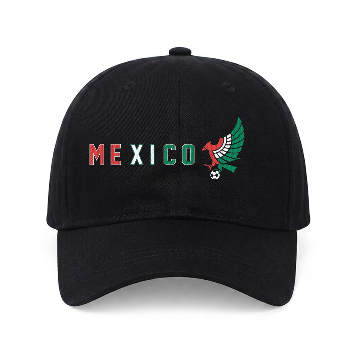 Gorra de México Bordada Premium Estilo Casual Ajustable de Algodón