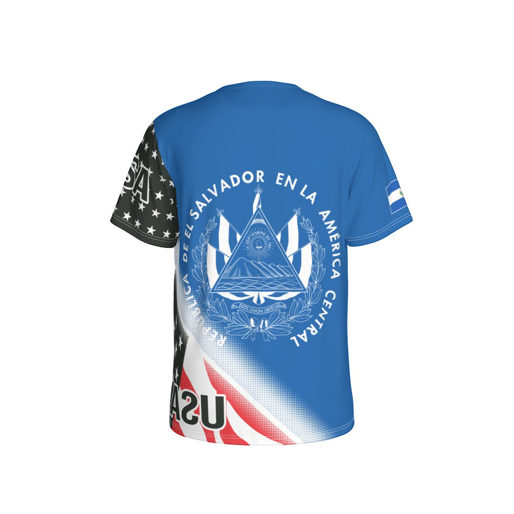Camiseta El Salvador x USA Doble Identidad Unisex