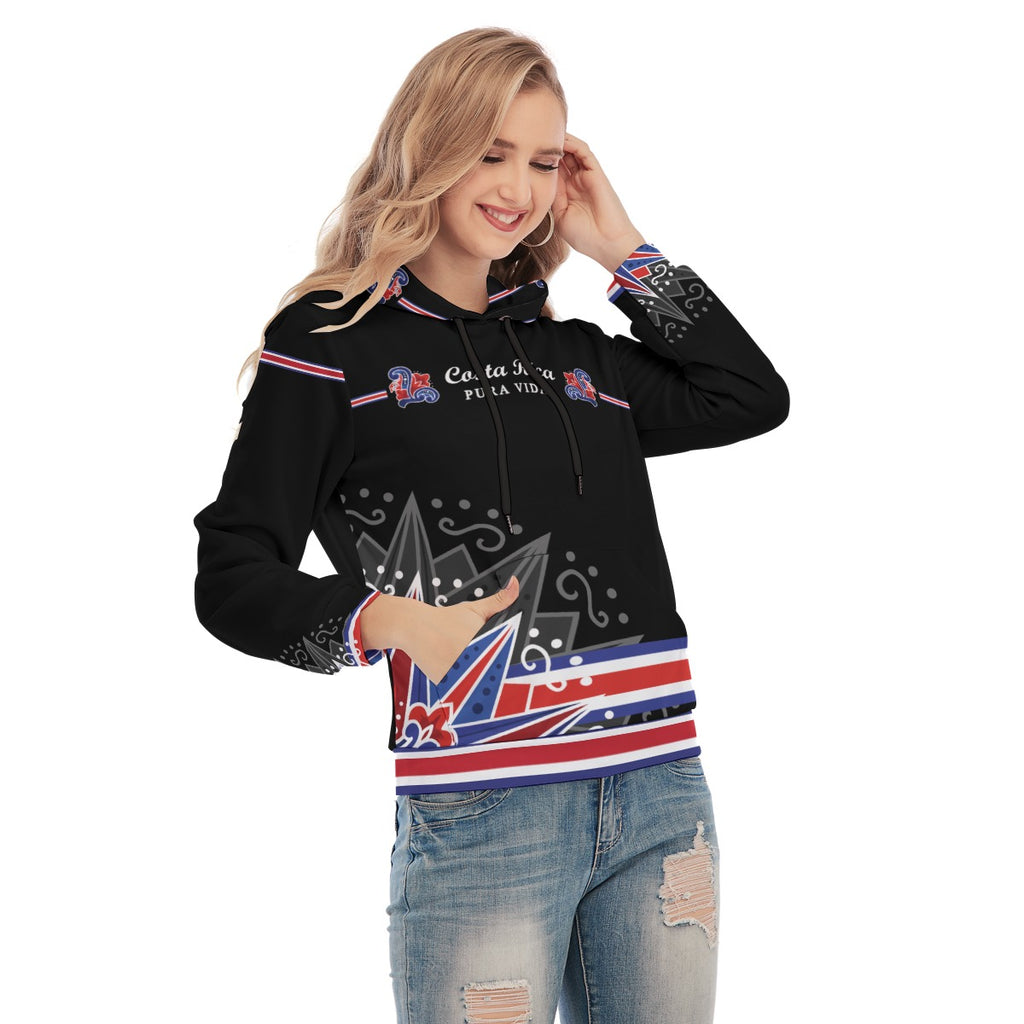 Sudadera con Capucha Costa Rica Streetwear Mujer – Pura Vida Urbana