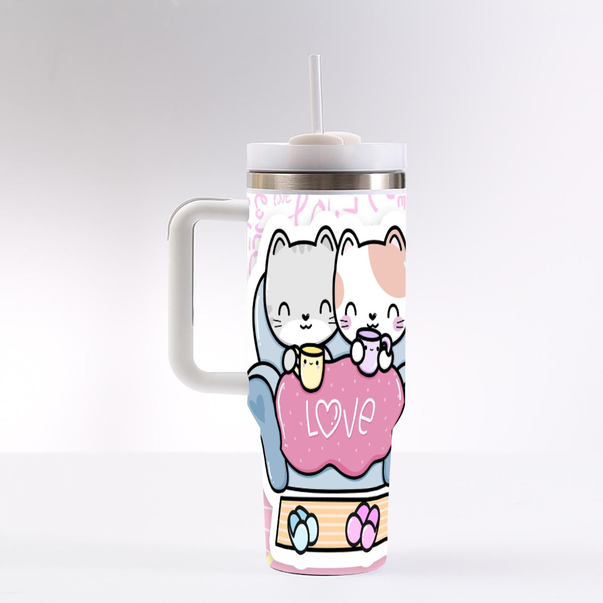 Tumbler - Taza Mi Té Favorito es Tenerte a Mi Lado – Colección San Valentin