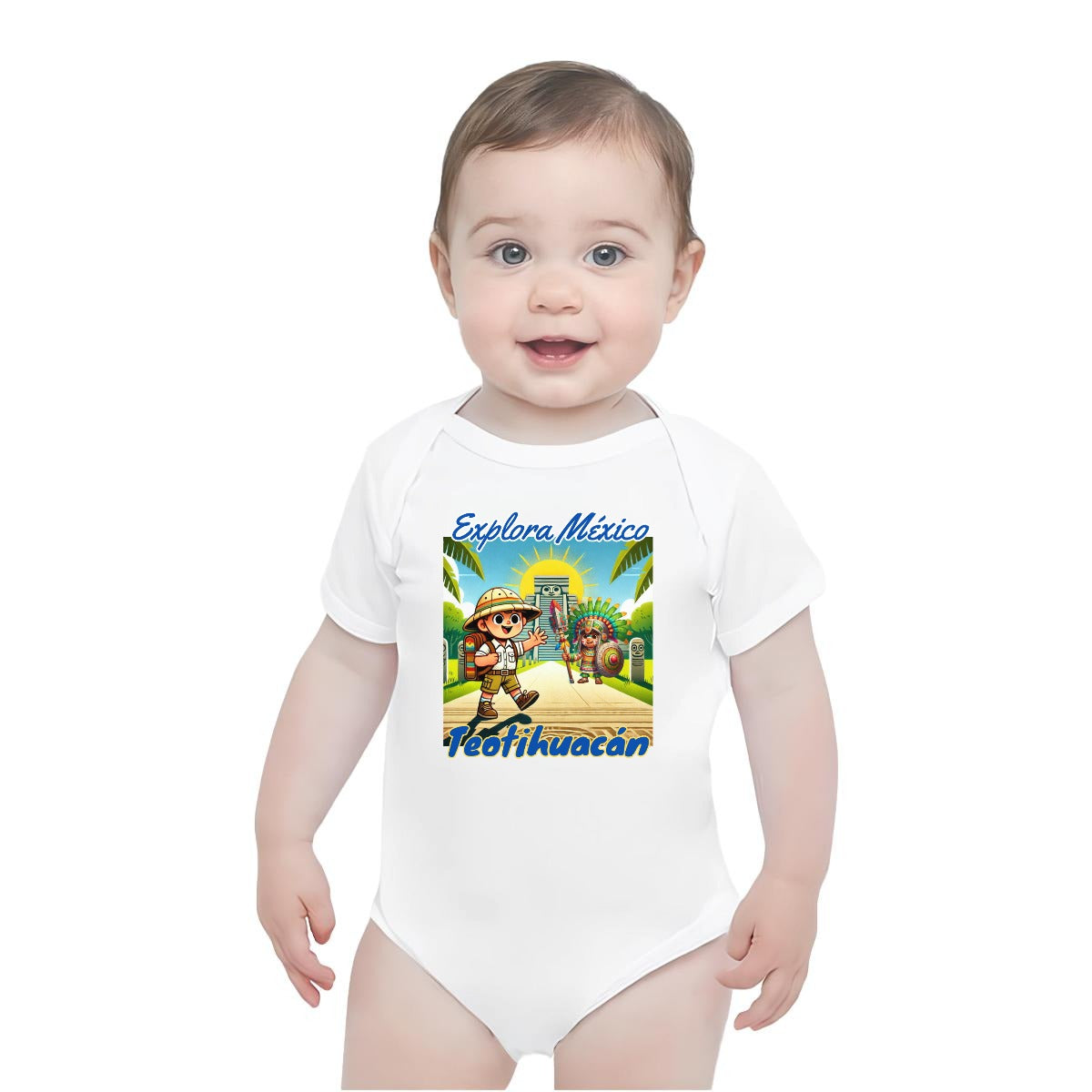 Bodysuit Bebé Explora México Teotihuacán