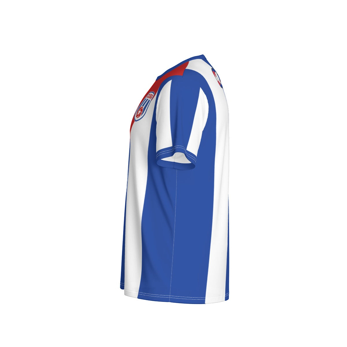 Camiseta Deportiva Cuba Bandera Azul y Blanca