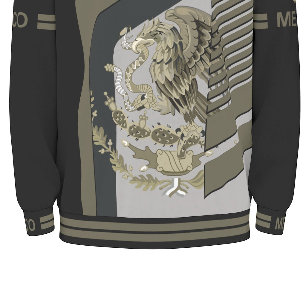 Camiseta Manga Larga Mexico Aguila Imperial Oversize Dropped Shoulders Hombre