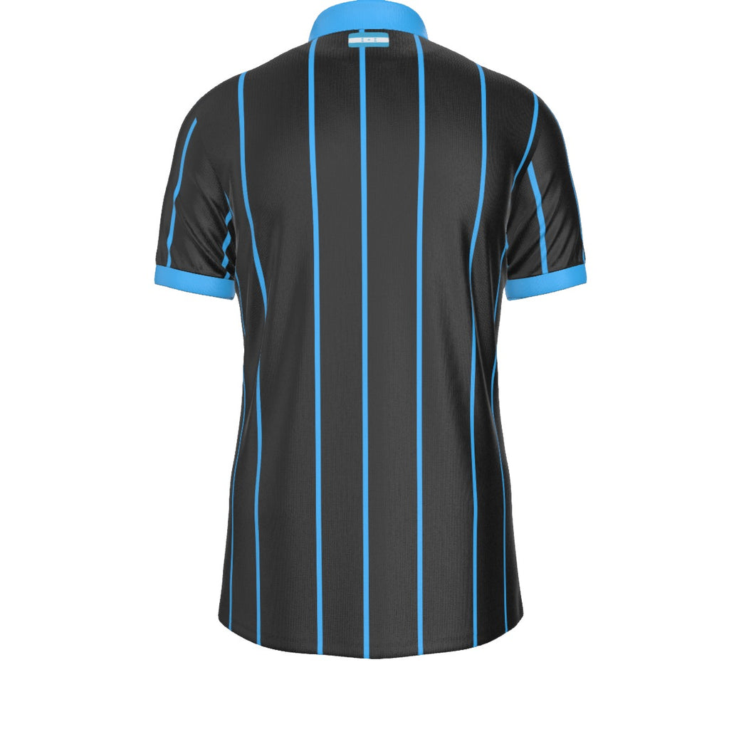 Polo Honduras Negro a Rayas Escudo  Huella Orgullo Nacional
