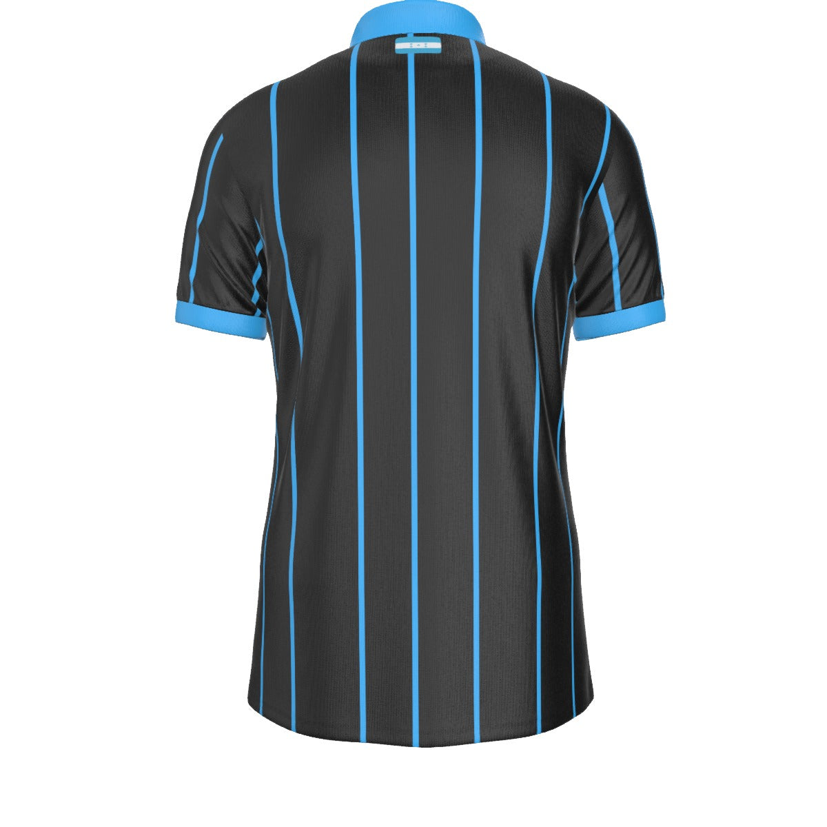Polo Honduras Negro a Rayas Escudo Huella Orgullo Nacional