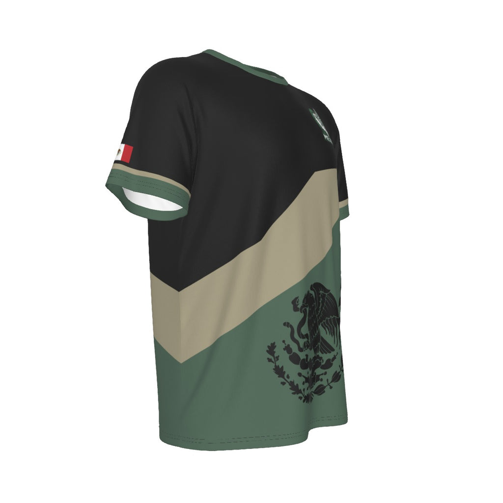 Camiseta Mexico Menta Beige  Cultural – Aguila y Orgullo Nacional Unisex