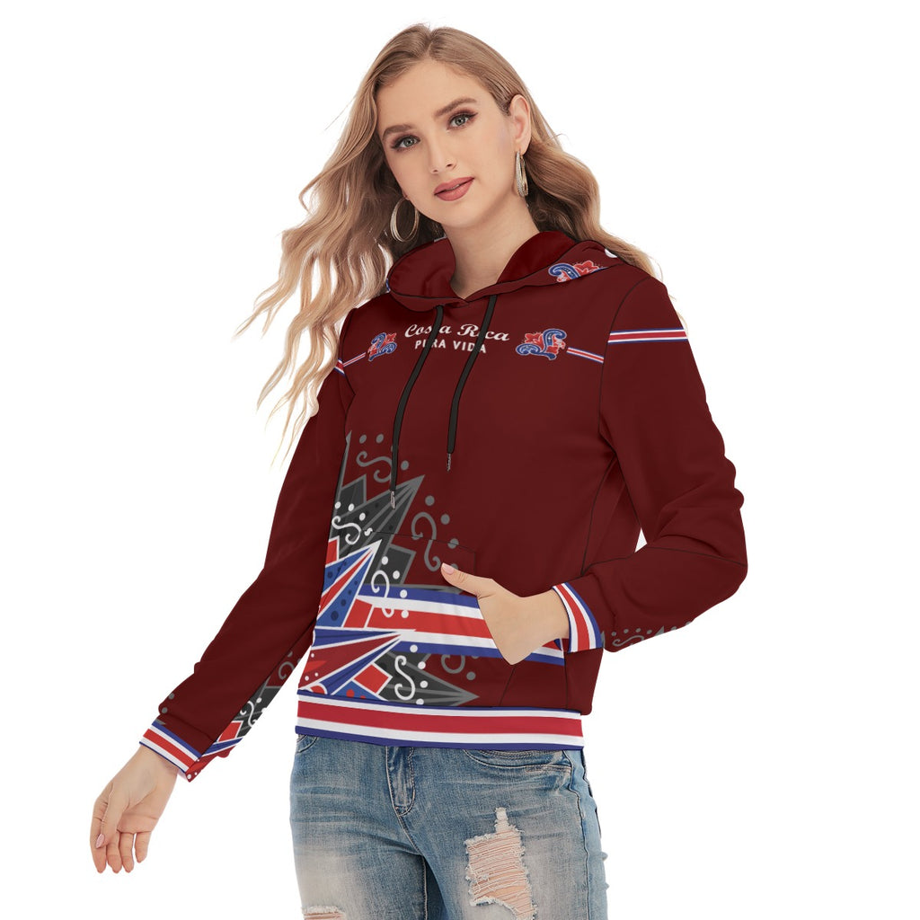 Sudadera con Capucha Costa Rica Streetwear Mujer – Pura Vida Urbana