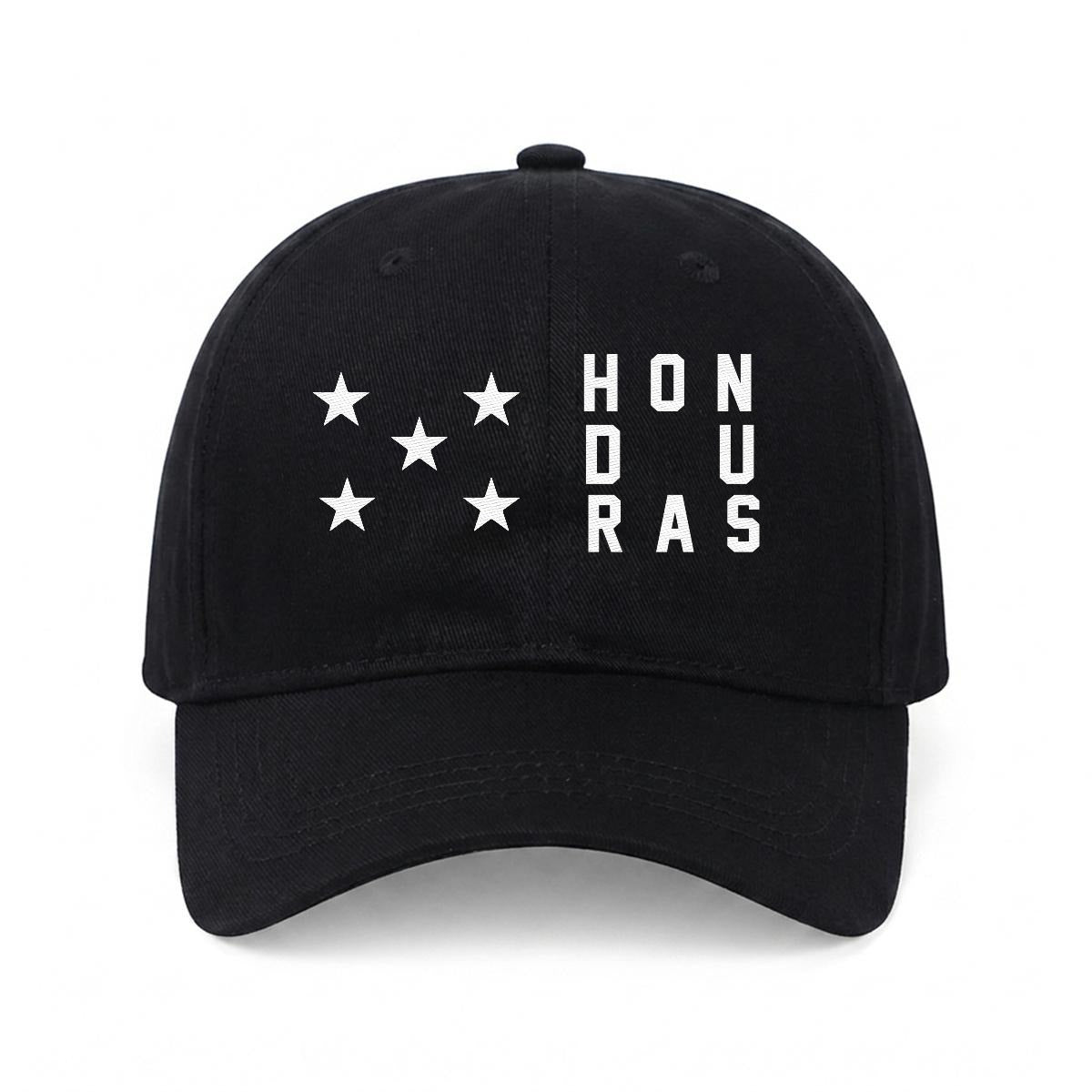 Gorra de Honduras Bordada Premium de Algodón Estilo Casual de Perfil Bajo