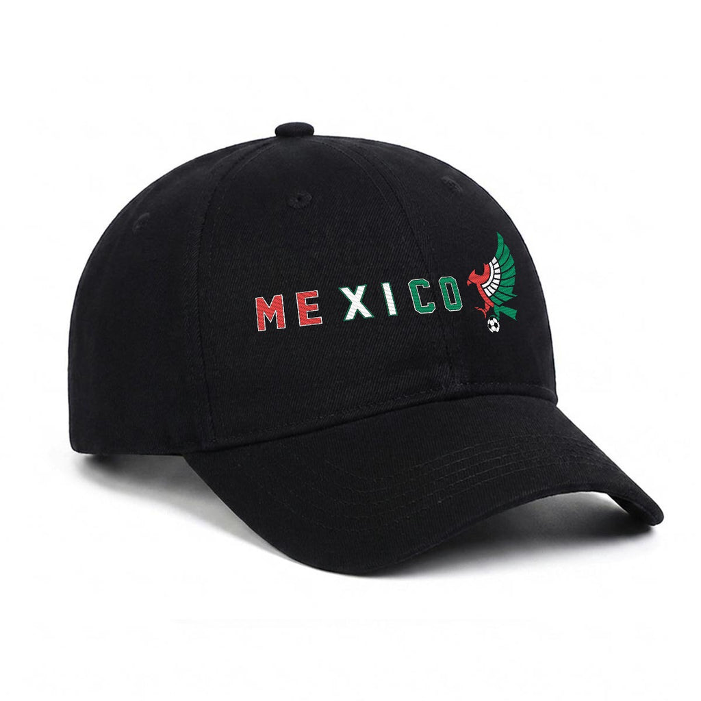 Gorra de México Bordada Premium Estilo Casual Ajustable de Algodón