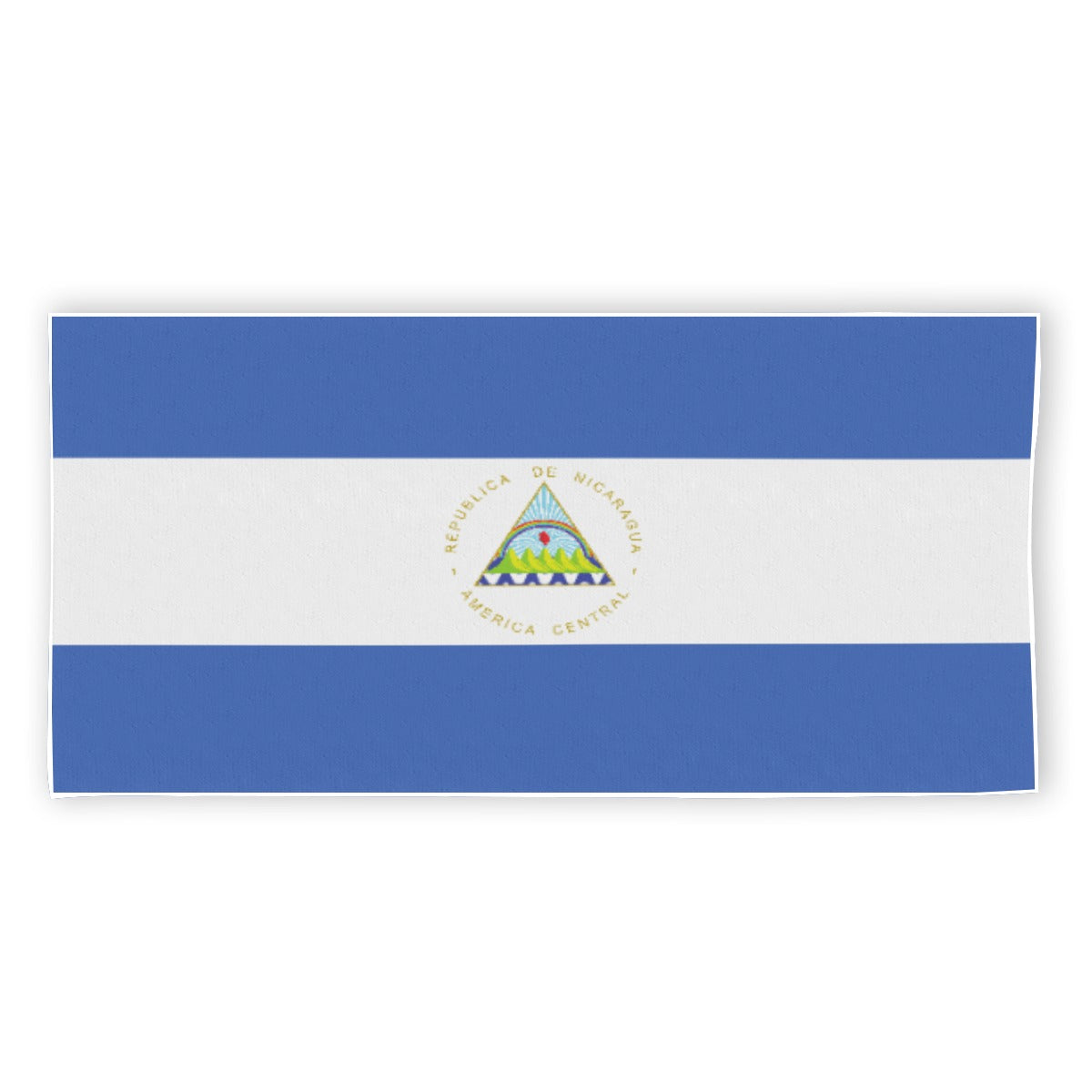 Toalla de Playa Nicaragua Poliéster Diseño Bandera Nicaragüense