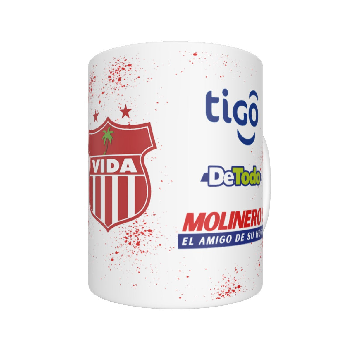 Taza Deportiva Honduras Club Vida – Diseño Escudo Rojo