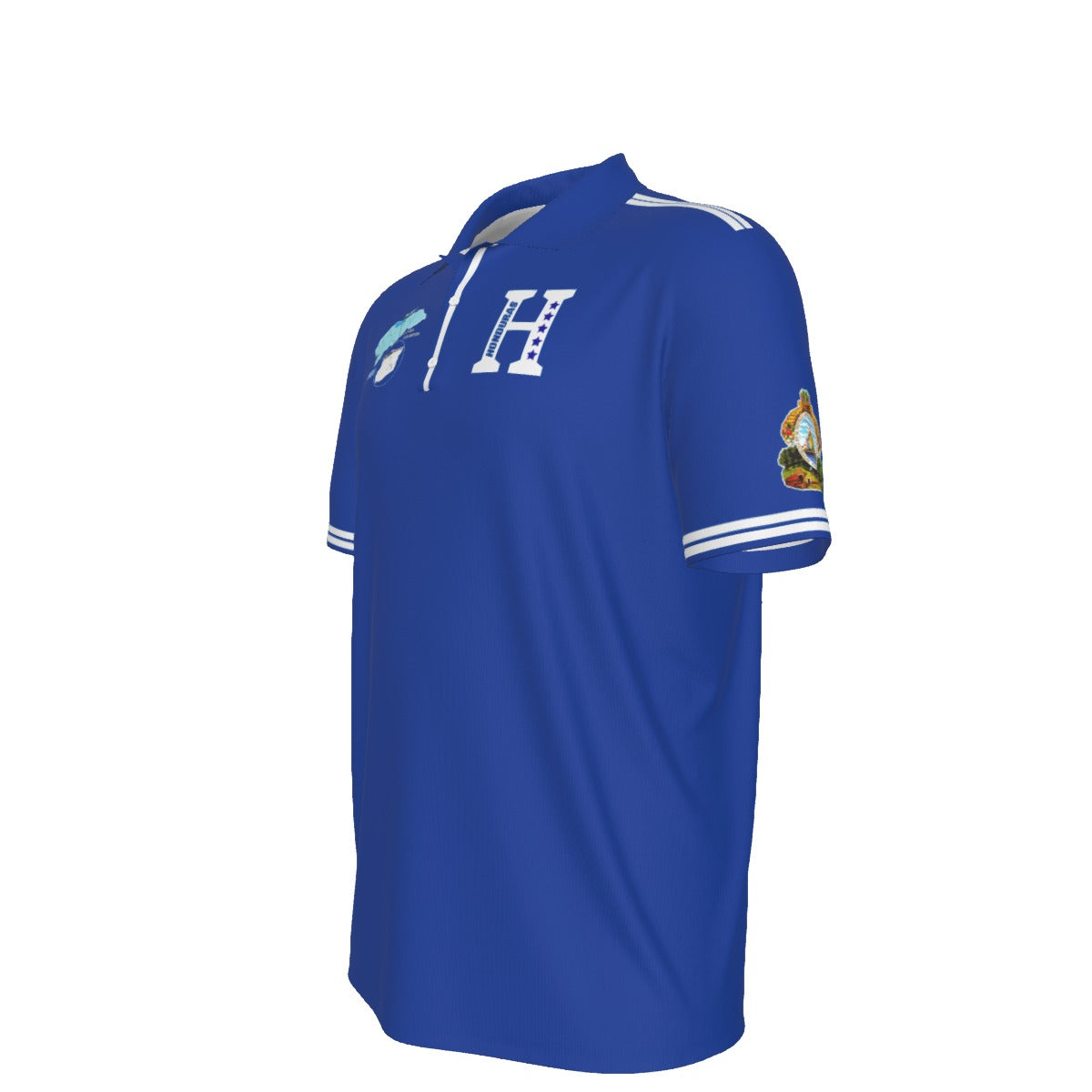 Camisa Polo Honduras La Ceiba 0101 Mapa Origen Azul Hombre