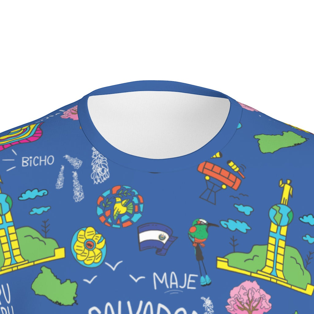 Camiseta El Salvador Cultura Popular Ilustrada