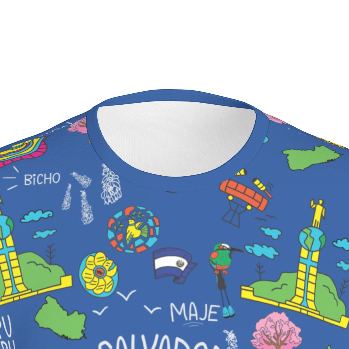 Camiseta El Salvador Cultura Popular Ilustrada