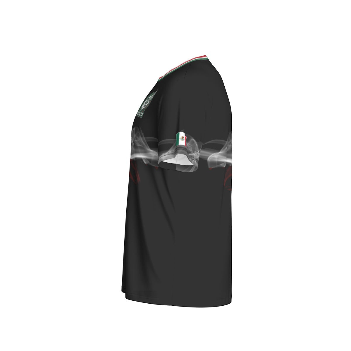 Camiseta México Humo Tricolor Águila Minimalista Unisex