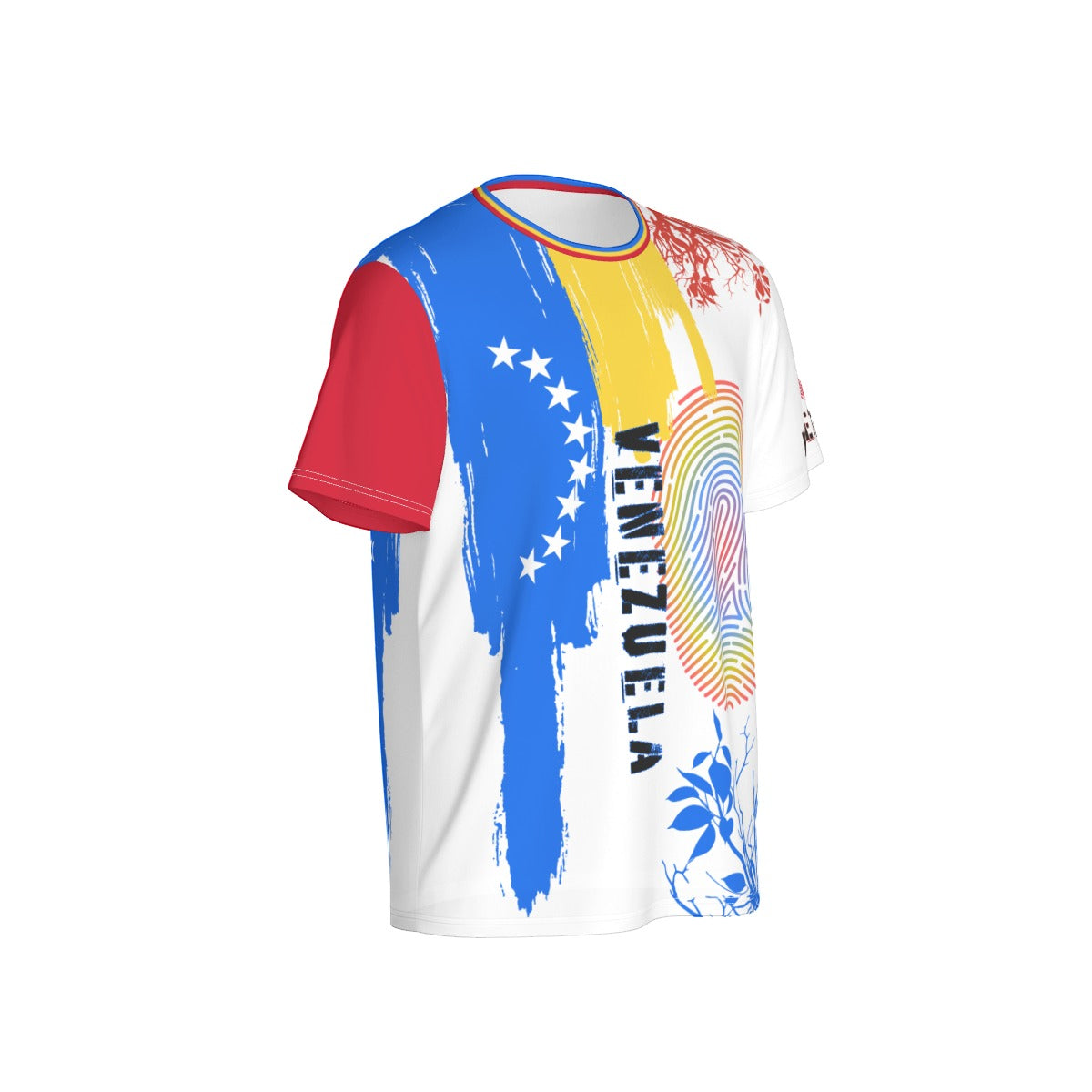 Camiseta Venezuela Huella Cultural Tricolor Unisex