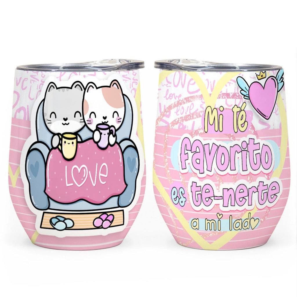 Mug isotherme - Tasse Mon thé préféré, c'est de t'avoir à mes côtés – Collection Saint-Valentin