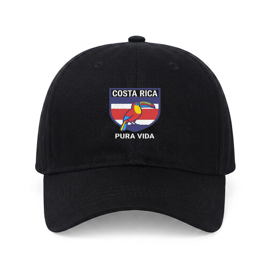 Gorra de Costa Rica Bordada Premium Pura Vida de Algodón Estilo Casual