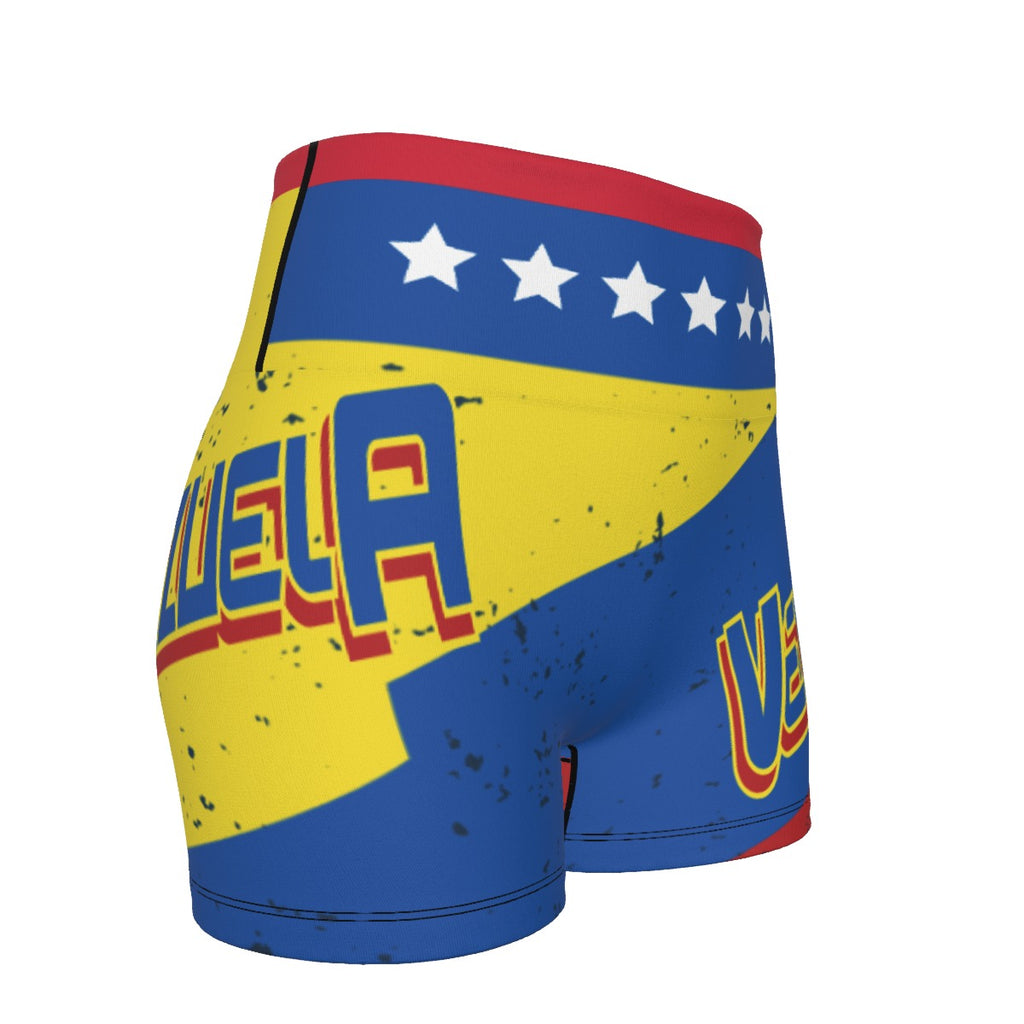 Short Deportivo Venezuela Bandera Slim Fit Mujer