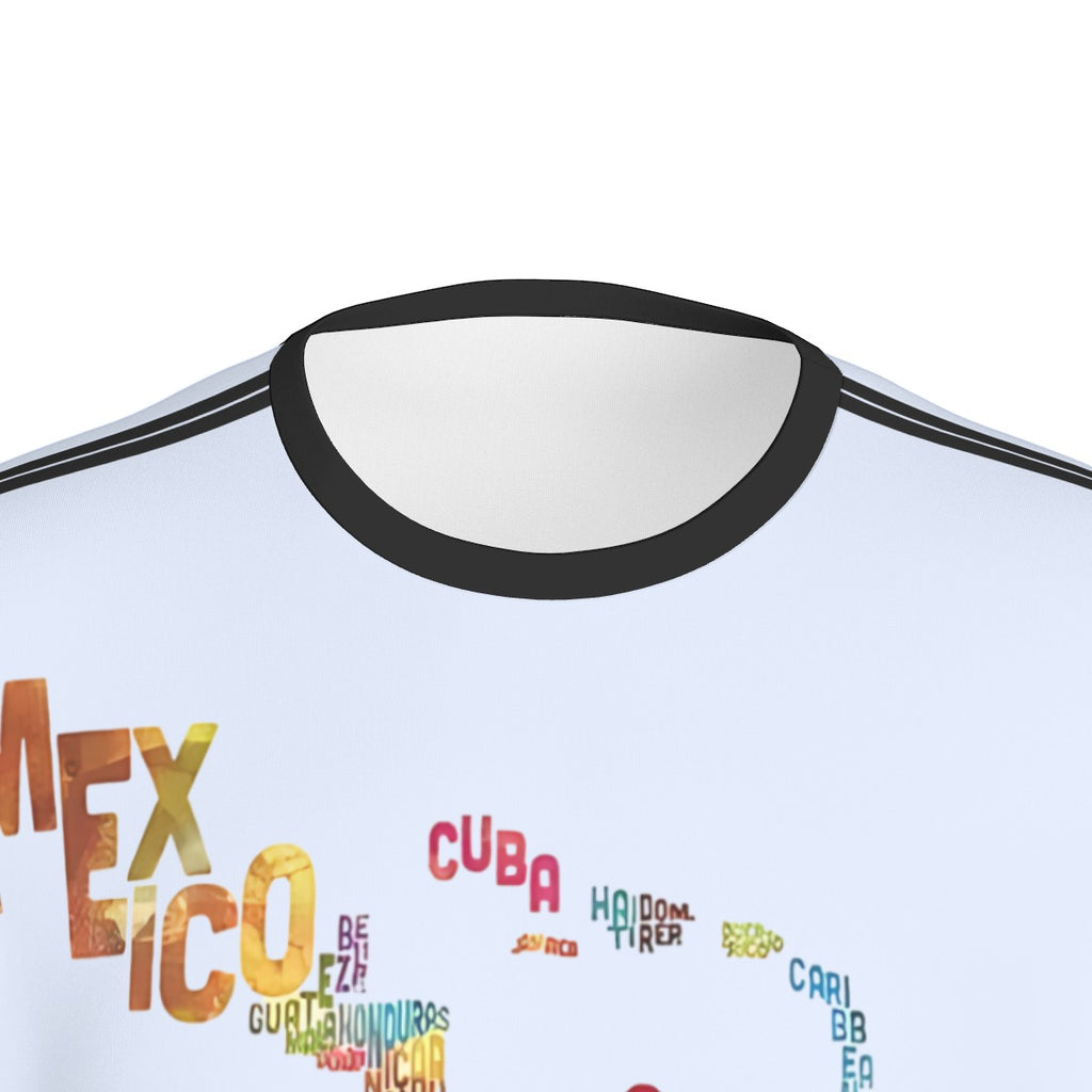 Camiseta Mapa Latinoamérica – Identidad Cultural Unisex