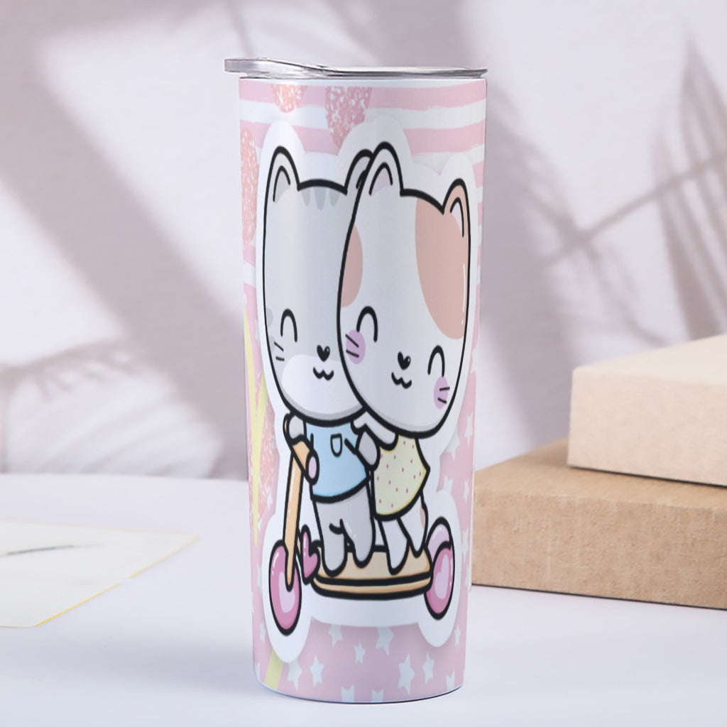 Tumbler -TazaContigo Me Dan Ganas de Vivirlo Todo – Colección San Valentin