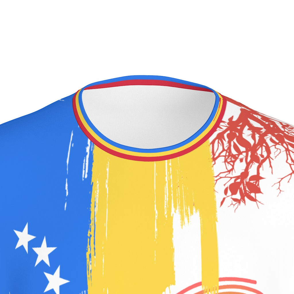 Camiseta Venezuela Huella Cultural Tricolor Unisex