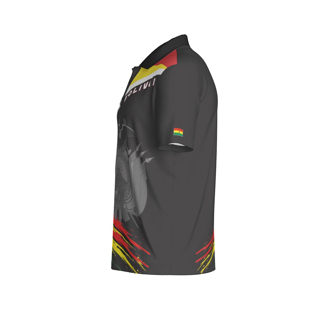 Polo Deportivo Bolivia Hombre –Diseño Patriótico