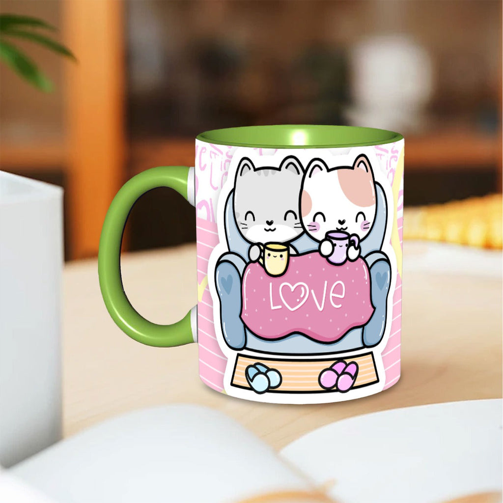 Mug isotherme - Tasse Mon thé préféré, c'est de t'avoir à mes côtés – Collection Saint-Valentin