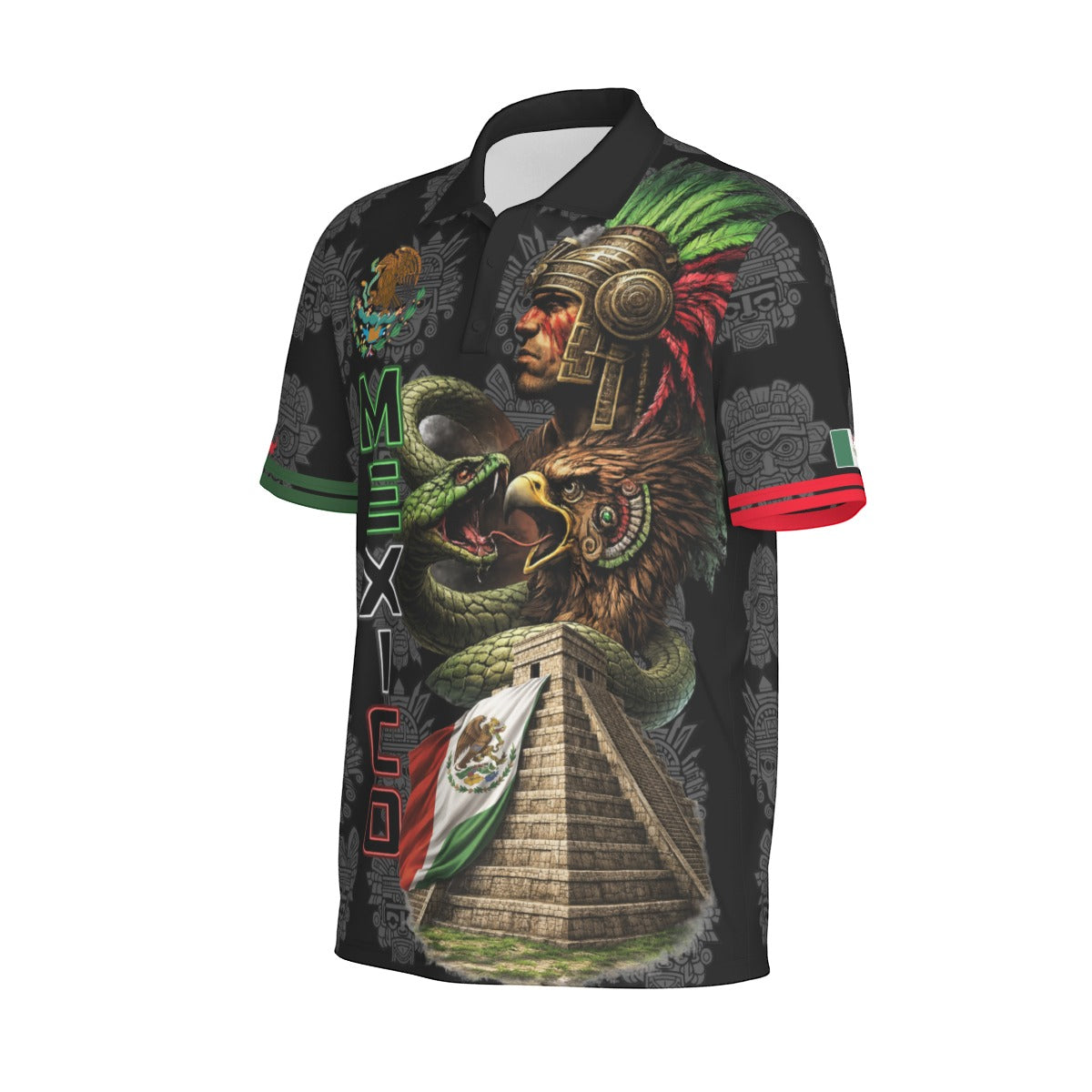 Polo Mexico Azteca Premium para Hombre – Diseño Cultural Exclusivo