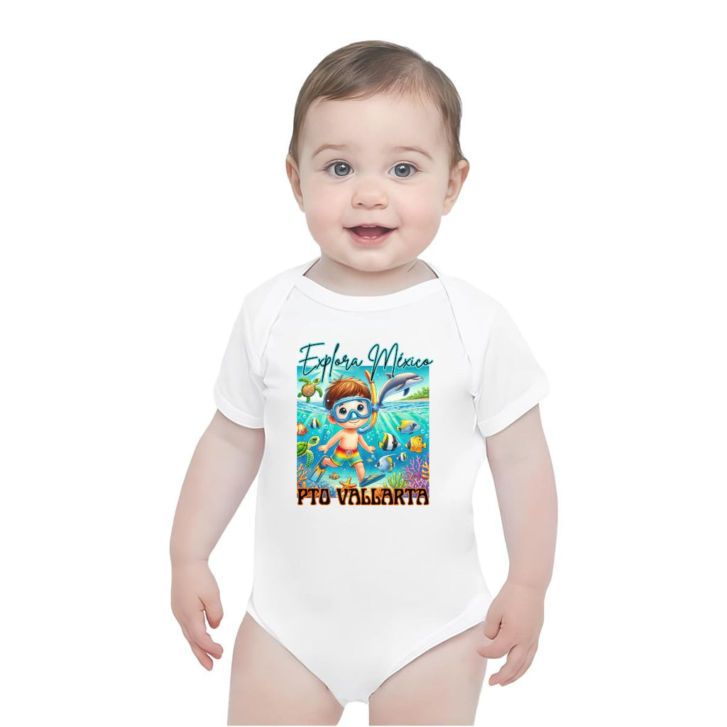 Bodysuit Bebé Explora México Puerto Vallarta