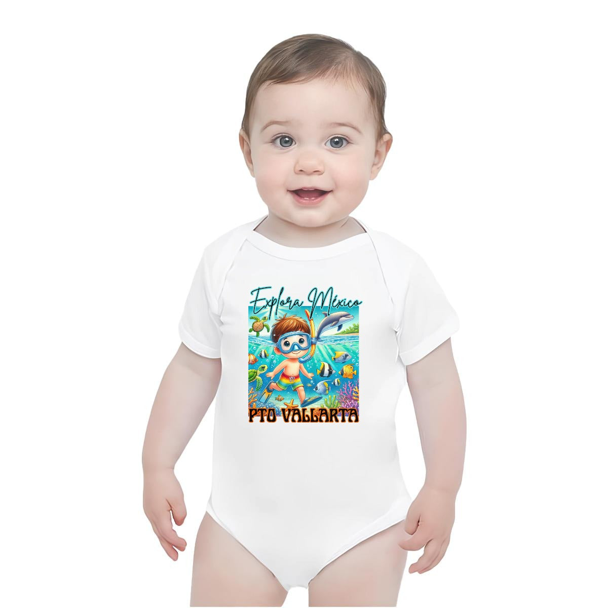 Bodysuit Bebé Explora México Puerto Vallarta