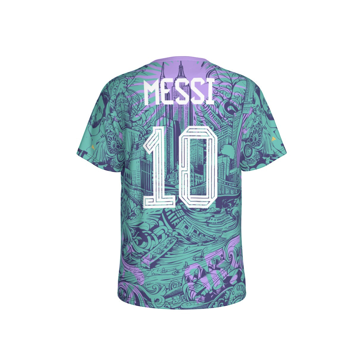 Camiseta Argentina Streetwear Nº10 – Estilo Leyenda Messi Hombre