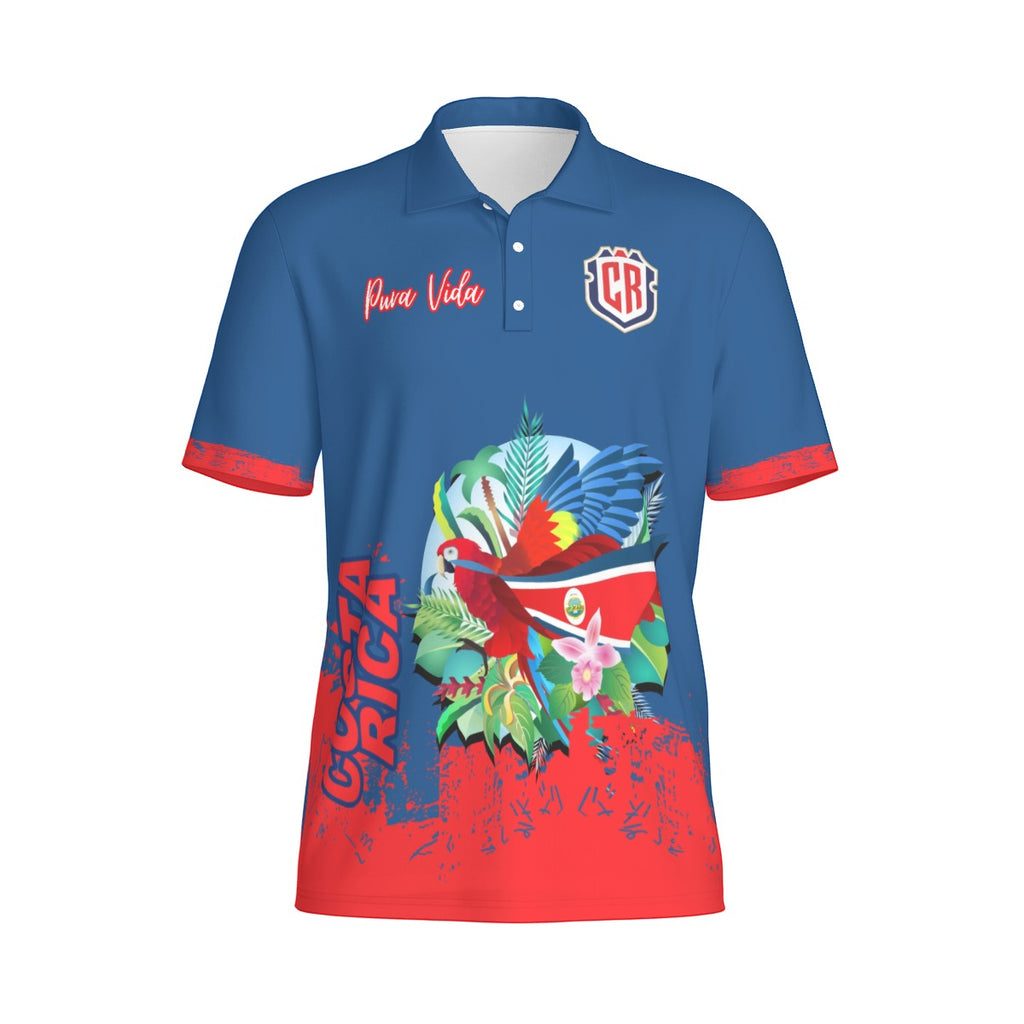 Camiseta Tipo Polo Costa Rica Streetwear – Pura Vida Urbana (Hombre)