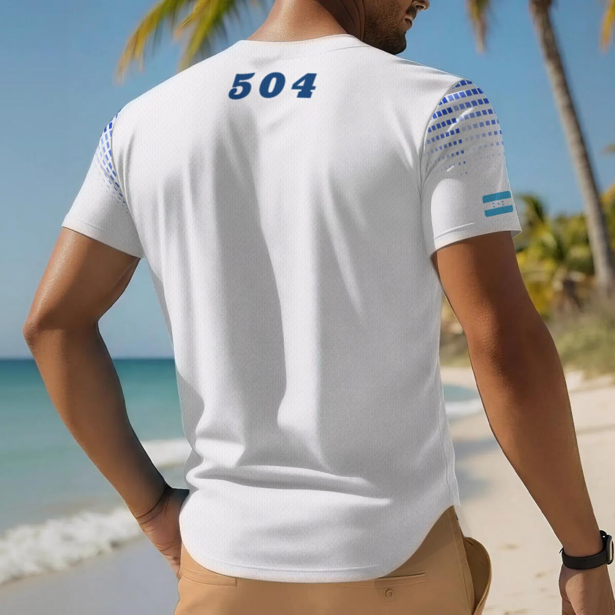 Jersey Baseball Honduras – Camisa Deportiva Hombre Estilo Patriótico Casual