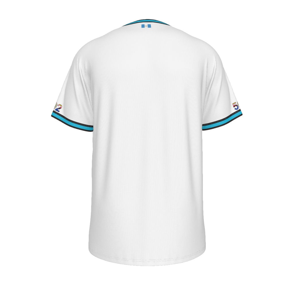 Camiseta Guatemala Franja Maya Azul Orgullo Chapin