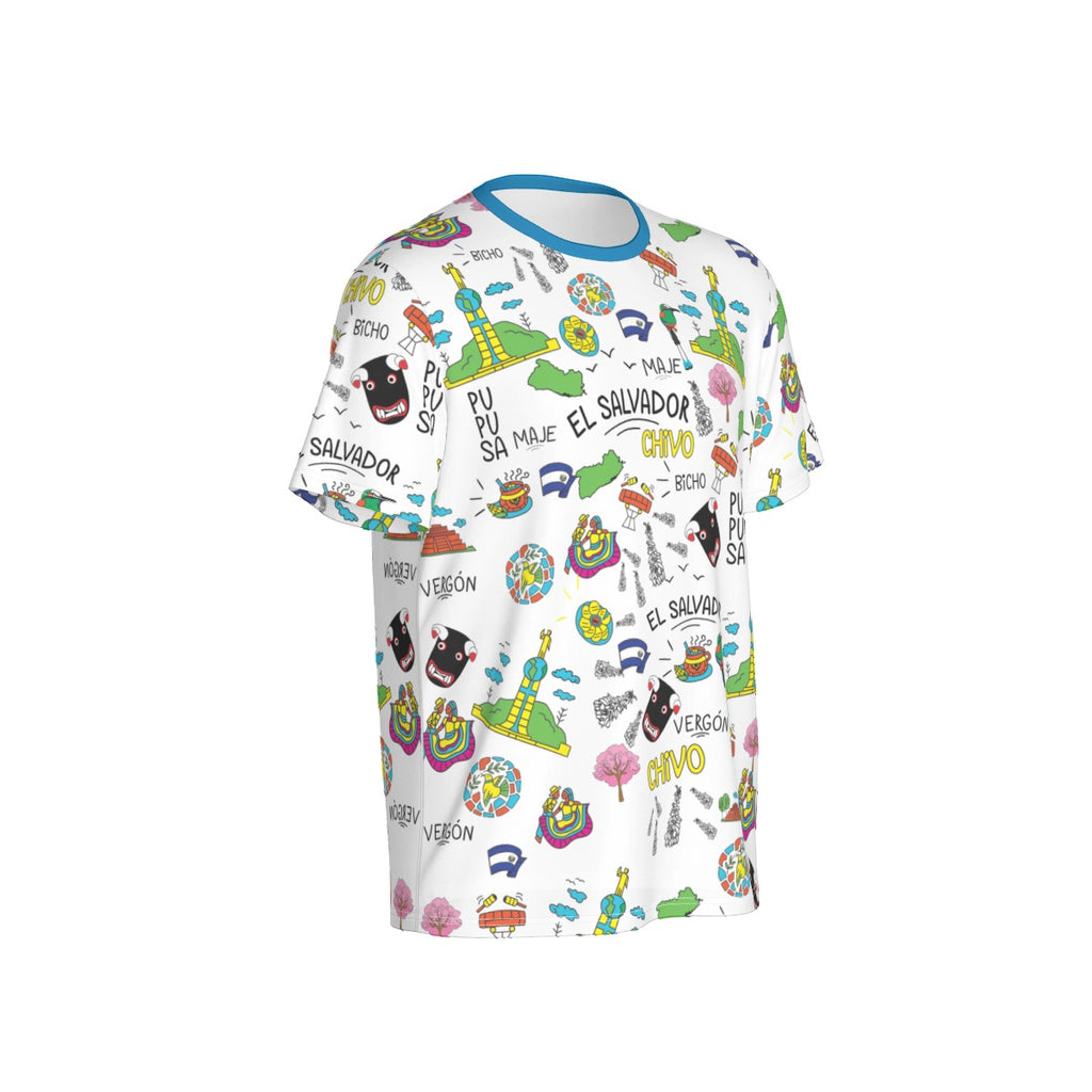 Camiseta El Salvador dichos y exresiones Streetwear Cultural – Identidad Ilustrada Hombre