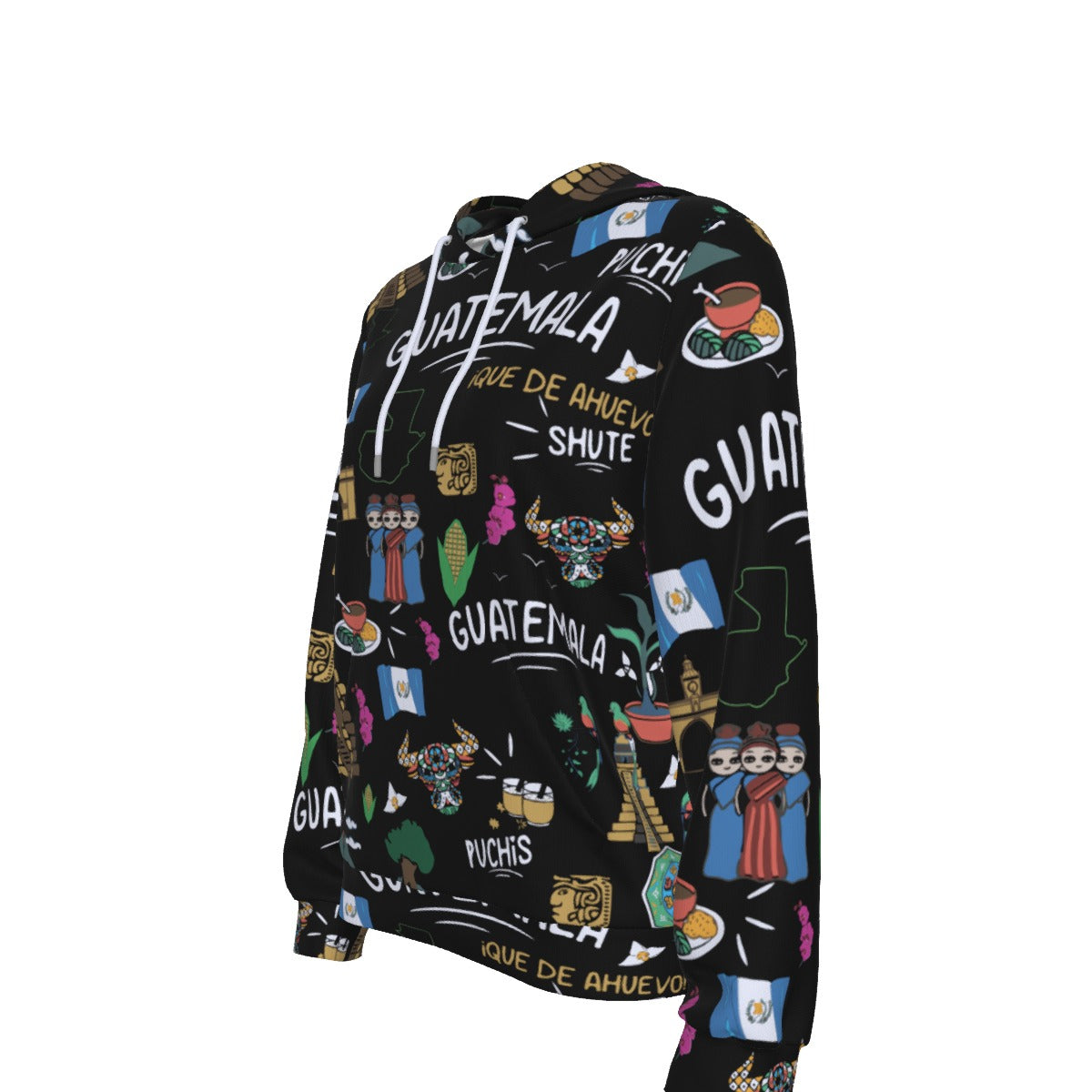 Sudadera con Capucha Guatemala dichos y expresiones Streetwear Mujer – Cultura Viva
