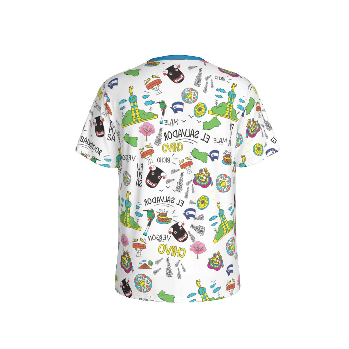 Camiseta El Salvador dichos y exresiones Streetwear Cultural – Identidad Ilustrada Hombre