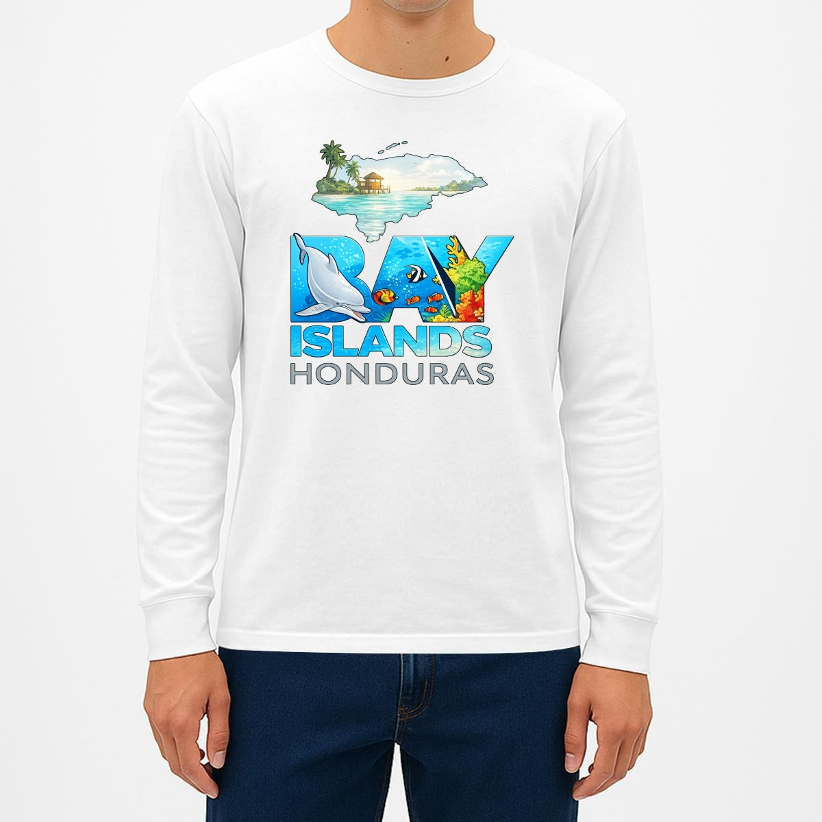 Camiseta / Hoodie / Tank Top Bay Islands Honduras  Edición Caribe Tropical Unisex