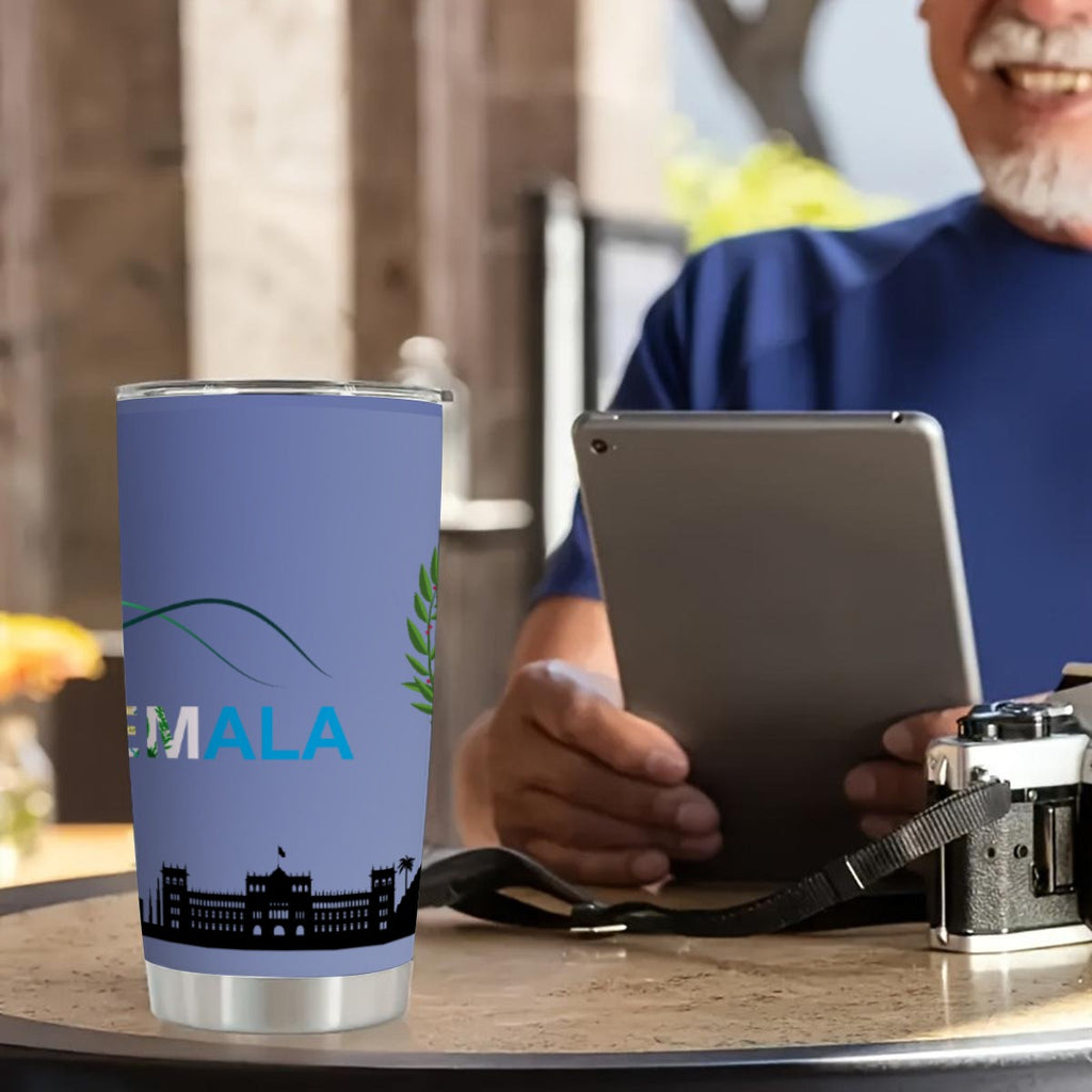 Tumbler Guatemala 20oz – Vaso Térmico de Acero Inoxidable con Tapa Antiderrame