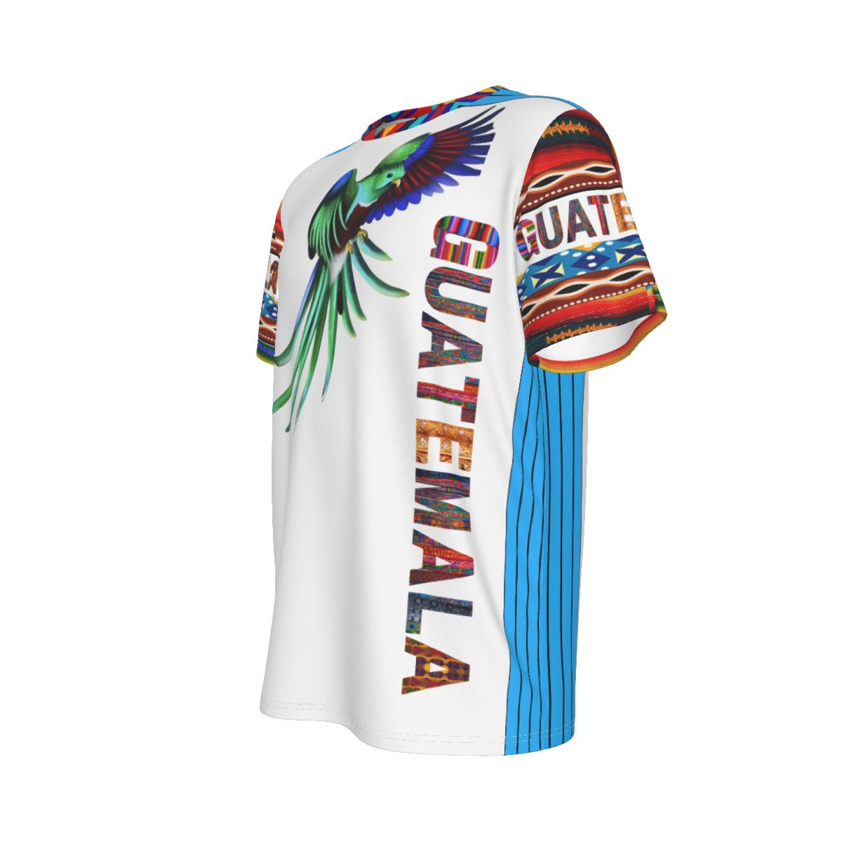 Camiseta Guatemala Quetzal Streetwear – Espíritu Maya Neck Sports T-Shirt Hombre