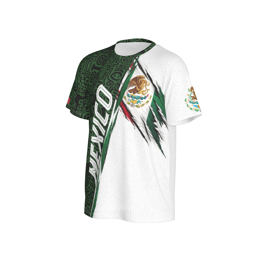 CAMISETA MÉXICO AZTECA JEROGLÍFICOS HOMBRE