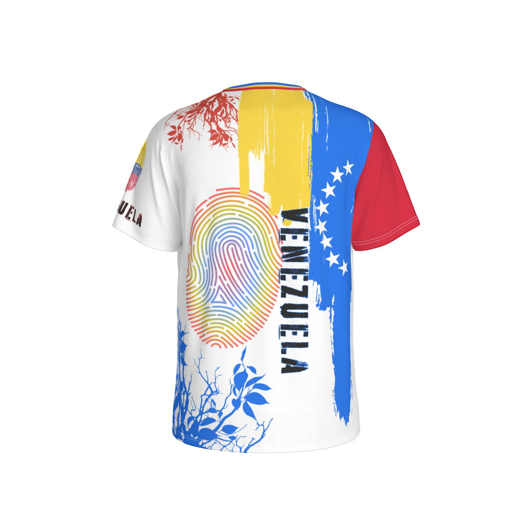 Camiseta Venezuela Huella Cultural Tricolor Unisex