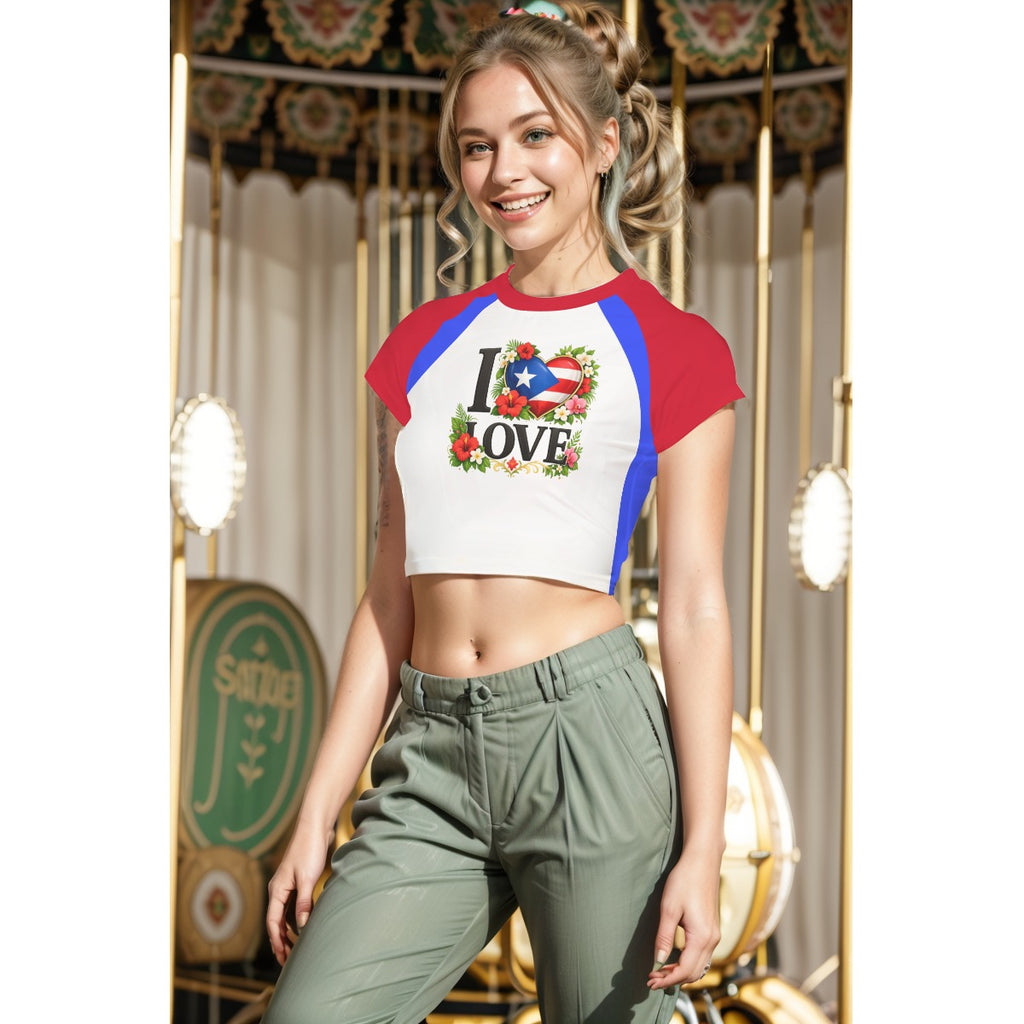 Crop Top Puerto Rico I Love PR