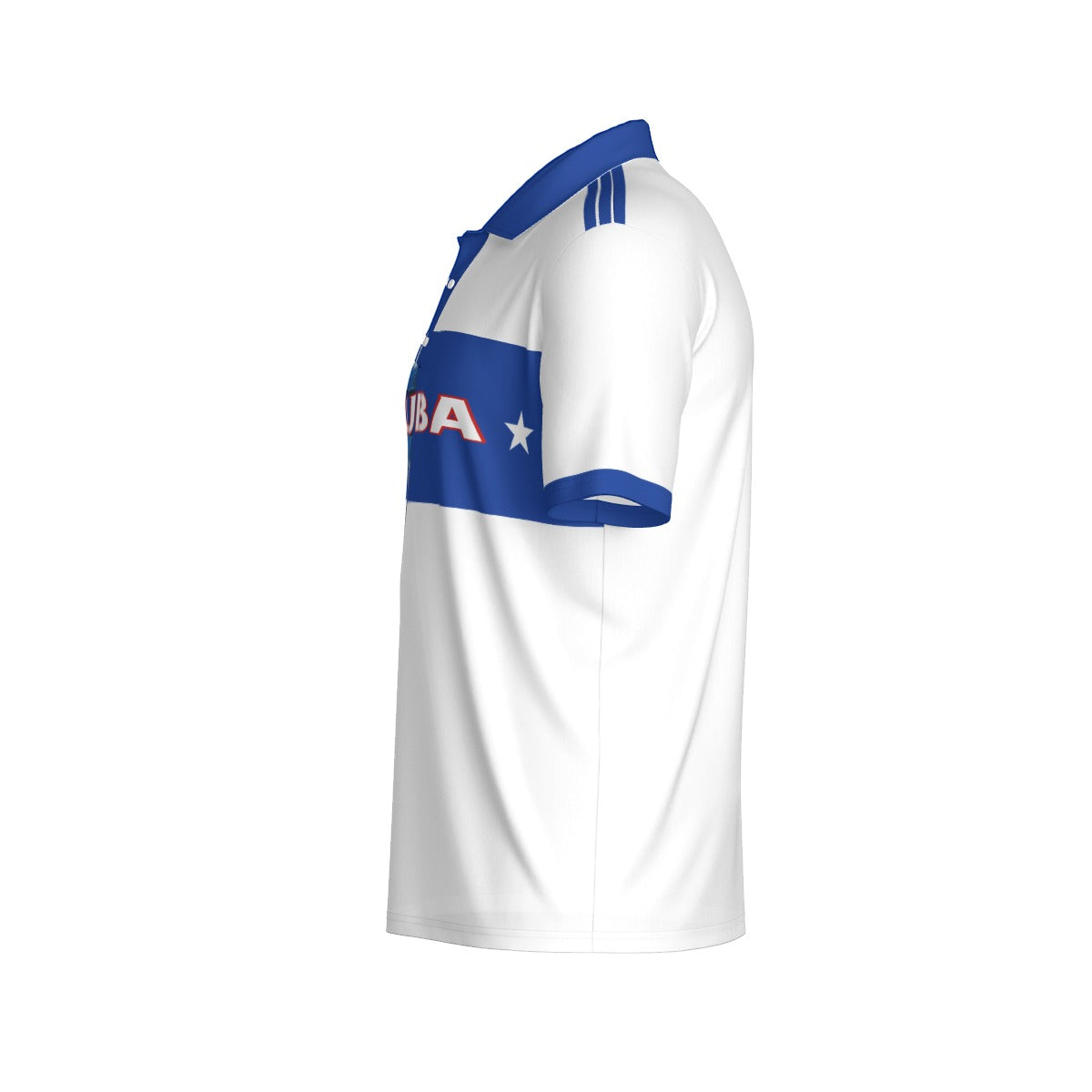 Camisa Polo Cuba Franja– Béisbol y Orgullo Nacional Unisex