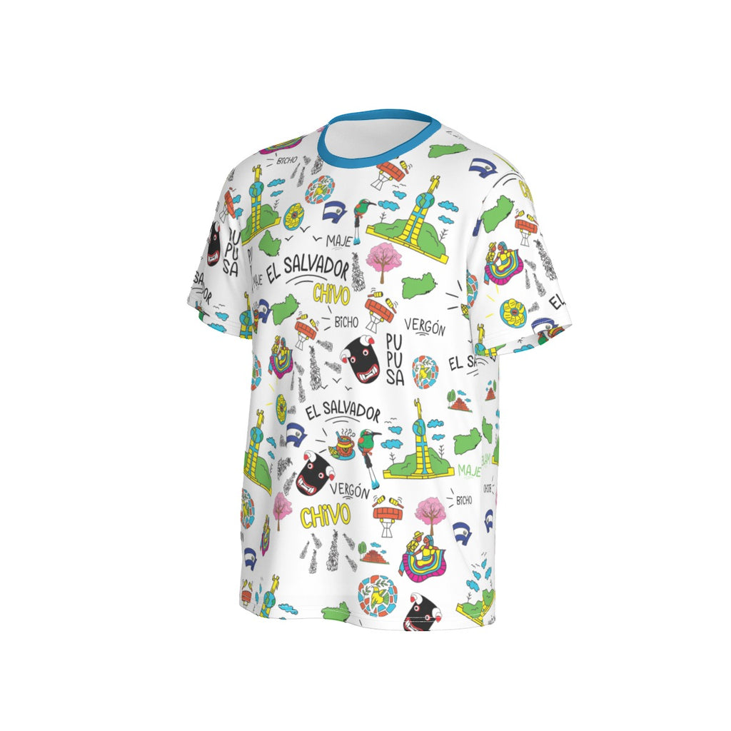 Camiseta El Salvador dichos y exresiones Streetwear Cultural – Identidad Ilustrada Hombre