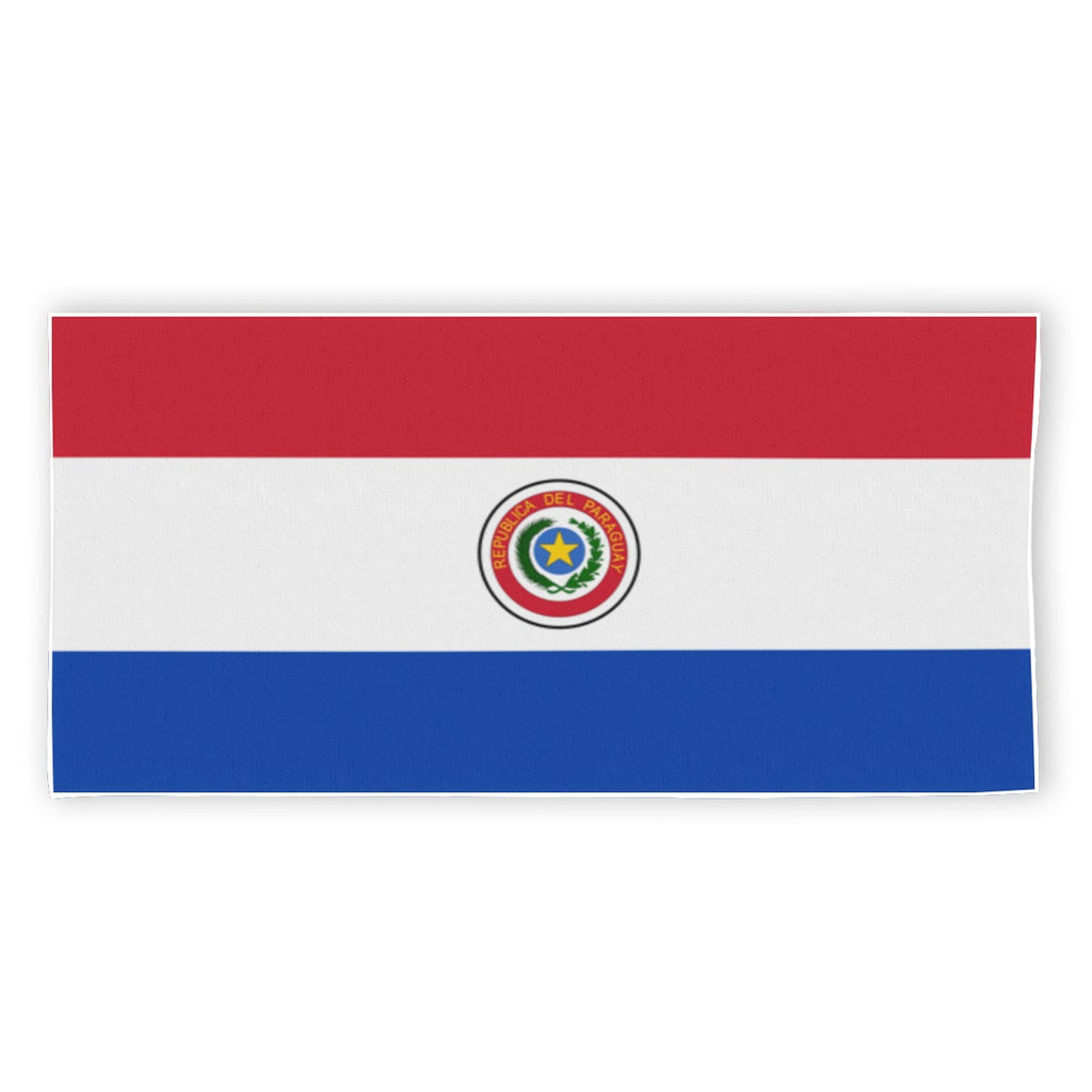 Toalla de Playa Paraguay Poliéster Diseño Bandera Paraguaya